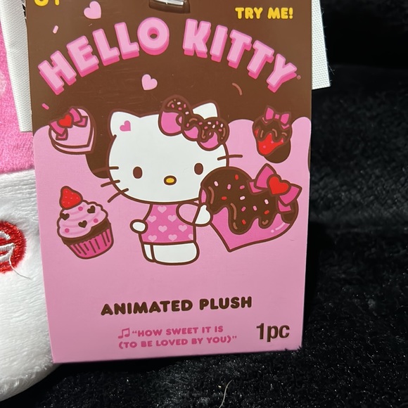 New Hello Kitty Valentines Day Side Stepper Happy Shuffle Pink Hearts - Picture 2 of 4
